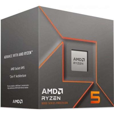 Amd 100-000001591 Ryzen 5 8400F Tray, AMD AM5, 6-Core HTT, 4,2/ 4.7 GHz, 16 MB L3, 65 W