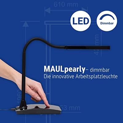 Maul MAULpearly colour vario 8201790 LED-bureaulamp 6 W Energielabel: D (A - G) Zwart Maul MAULpearly colour vario 8201790 LED-bureaulamp 6 W Energielabel: D (A - G) Zwart