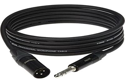 Klotz M1MS1B0300 signaalkabel XLR male naar 6,35mm Jack 3 meter