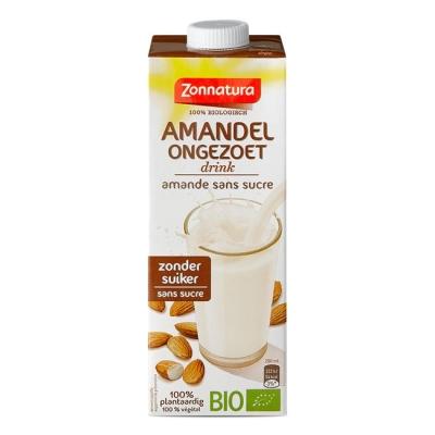 Zonnatura Amandel drink ongezoet bio 1 Liter