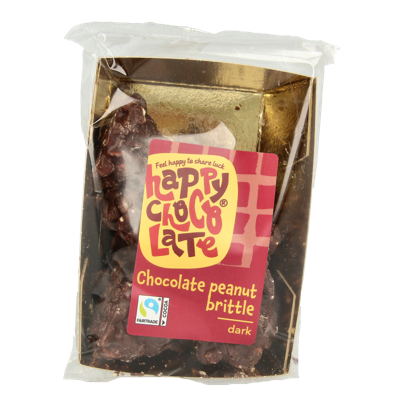 Chocolade pindarotsen puur bio 150 Gram