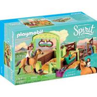 Playmobil Spirit 9478 Lucky & Spirit met Paardenbox - thumbnail