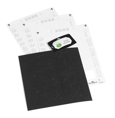 Durable 827201 Naamplaatje (b x h) 75 mm x 40 mm clip, ketting, textielband, jojo 20 stuk(s) - thumbnail