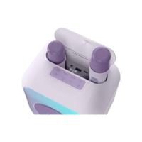 Verlichte karaoke-luidspreker - BIGBEN - Lavendel - Bluetooth, 30W, 2 USB-C draadloze microfoons, Equalizer, Li-on batterij - thumbnail
