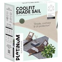 Nesling Coolfit schaduwdoek driehoek olijf 3.6 x 3.6 x 3.6 meter - thumbnail