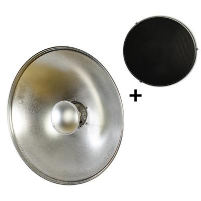 StudioKing beauty dish zilver sk-bd550 55 cm met honingraat