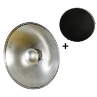StudioKing beauty dish zilver sk-bd550 55 cm met honingraat - thumbnail