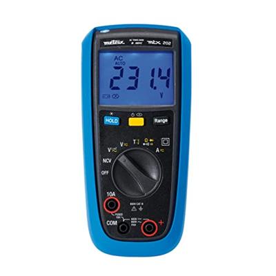 Metrix MTX 202 Multimeter Digitaal Spatdicht (IP54) CAT III 600 V Weergave (counts): 4000 Metrix MTX 202 Multimeter Digitaal Spatdicht (IP54) CAT III 600 V Weergave (counts): 4000