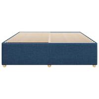 Bedframe zonder matras stof blauw 180x200 cm - thumbnail