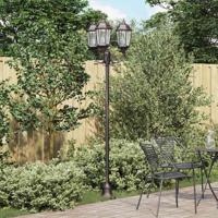 Tuin Lantaarnpaal Brons Aluminium en Glas - thumbnail