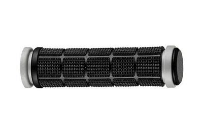 Handvatset GP06 Zwart 128mm 2-componenten, 2-kanten open