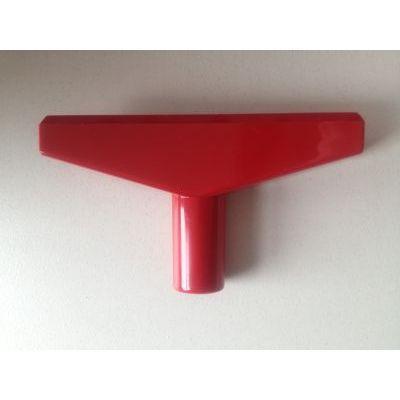 T-stuk 90 mm rood voor profiel-1 T-stuk 90 mm rood voor profiel-1