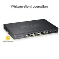 ZyXEL GS1920-24HPV2 Managed Gigabit Ethernet (10/100/1000) Zwart Power over Ethernet (PoE) - thumbnail