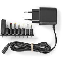 Universele AC-Stroomadapter - 12.5 W - 5 V DC - 1.60 m - 2.5 A - 8 plug(s) - Zwart - thumbnail
