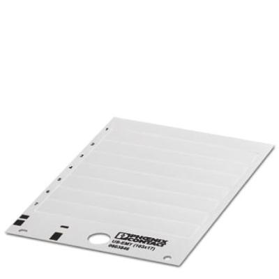 Phoenix Contact 0803847 US-EMT (103X17) TQ Opschriftlabel Montagemethode: Vergrendelen Aantal markeringen: 7 10 stuk(s)