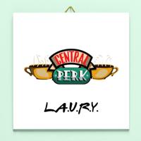 Gepersonaliseerd tegeltje Friends Central Perk Naam - thumbnail