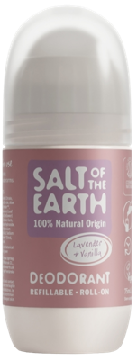 Salt Of The Earth Lavender + Vanilla Deodorant Refillable Roll-On Salt Of The Earth Lavender + Vanilla Deodorant Refillable Roll-On