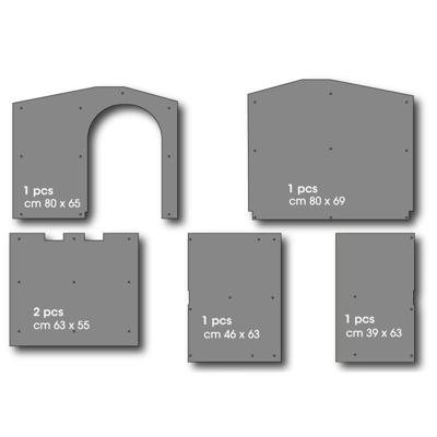 Bama Pet Kit Isolatiepanelen Hondenhok Groot Bama Pet Kit Isolatiepanelen Hondenhok Groot