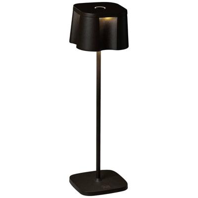 KonstSmide Zwarte tafellampNice oplaadbaar - 7818-750