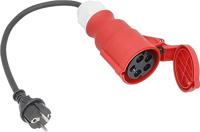 AS Schwabe 61373 Stroom Adapterkabel 16 A Zwart 0.3 m H07RN-F 3G 2,5 mm² - thumbnail