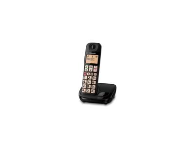 Draadloze telefoon Panasonic KX-TGE310SPB Zwart Amber