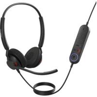 Jabra Engage 40 Over Ear headset Kabel Stereo Zwart Ruisonderdrukking (microfoon) Volumeregeling Telefoon - thumbnail