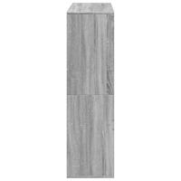 kamerscherm 100x33x115 cm bewerkt hout grijs sonoma eikenkleur - thumbnail