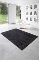 Louis de Poortere - Rond vloerkleed Trammel Structures 9247 Oppian Black - 240 rond - thumbnail