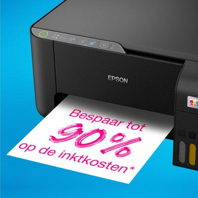 Epson EcoTank ET-2860 All-in-one inkjet printer Zwart