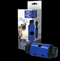 Eat Slow Live Longer Accessoires voor het voeden, langzaam eten en langere voedingstijd en behandeling van S, blauw - thumbnail