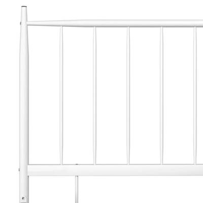 Bedframe metaal wit 90x200 cm