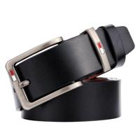 Dandali L8039 mannen casual antieke PIN gesp lederen riem tailleband lengte: 110-125cm (zwart) - thumbnail