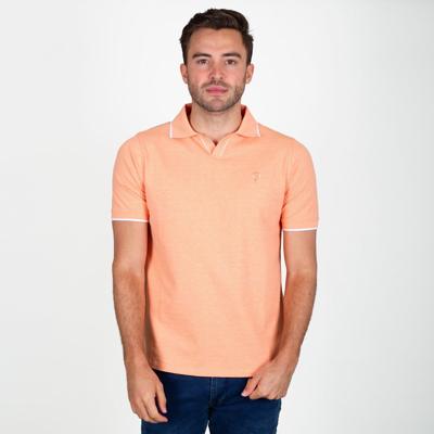 Heren Polo Stein | Lichtoranje Melange Heren Polo Stein | Lichtoranje Melange