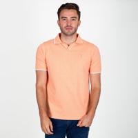 Heren Polo Stein | Lichtoranje Melange - thumbnail