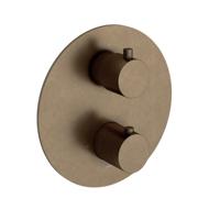 Douchethermostaat Hotbath Cobber Inbouw 2-weg Verouderd Messing (excl. inbouwdeel) Living Colours - thumbnail