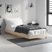 Bedframe bewerkt hout sonoma eikenkleurig 75x190 cm - thumbnail