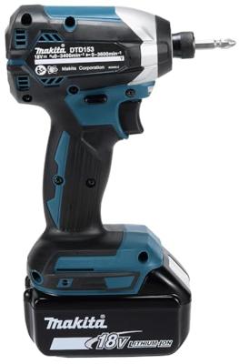 Makita DTD153RTJ Accu slagschroevendraaier 170Nm 18V 5.0Ah in Mbox - thumbnail