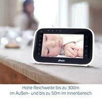 Alecto DVM-143 - Babyfoon met camera en 4.3" kleurenscherm, wit/antraciet - thumbnail