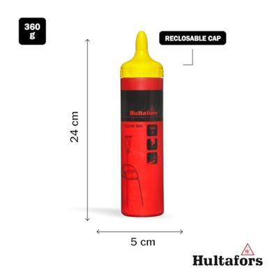 Hultafors Slaglijnkrijt Geel - 360 gram - HU652333 - HU652333 Hultafors Slaglijnkrijt Geel - 360 gram - HU652333 - HU652333
