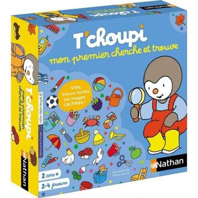 Gioco da tavolo - NATHAN - T'choupi il mio primo cerca e trova - Gioco di ricerca per i più piccoli