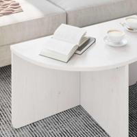 Salontafel 2 pcs Wit 79 x 39.5 x 40 cm Massief grenenhout - thumbnail