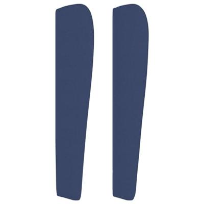 Boxspring met matras stof blauw 100x200 cm - thumbnail