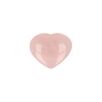 Edelstenen Hart van Rozenkwarts (Model 22) - thumbnail