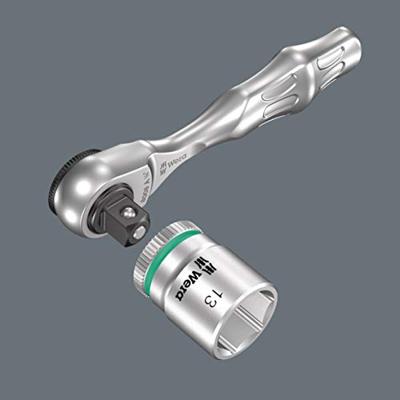 Wera 8008 A Zyklop Mini 3 ratel met 1/4"-aandrijving - thumbnail