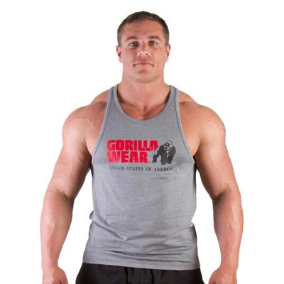 Gorilla Wear Classic Tanktop Grijs Gorilla Wear Classic Tanktop Grijs
