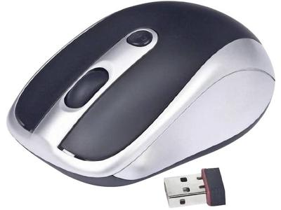Draadloze muis zwart/zilver Draadloze muis zwart/zilver