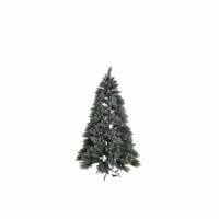 Kerstboom DKD Home Decor Groen PVC Plastic Besneeuwd 84 x 84 x 120 cm - thumbnail