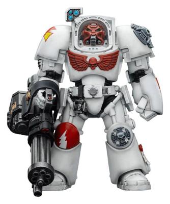 Warhammer 40,000 Action Figure White Scars Terminator 3 with Power Fist and Assault Cannon 14 cm Warhammer 40,000 Action Figure White Scars Terminator 3 with Power Fist and Assault Cannon 14 cm