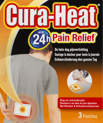 Cura Heat Pain Relief Warmtepleisters Cura Heat Pain Relief Warmtepleisters