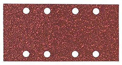 Bosch Accessories 2609256A80 Oscillerend schuurpapier Met klittenband, Geperforeerd Korrelgrootte (num) 40 (l x b) 185 mm x 93 mm 10 stuk(s)